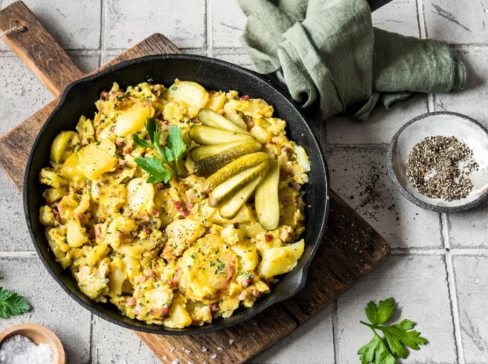 🥔 Hoppel Poppel – Món Khoai Tây Xào Đậm Đà, Dễ Làm Tại Nhà